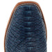 Rios Of Mercedes Men's Navy Vintage Python 13in Polar Buffamonte Cutter Toe Boot