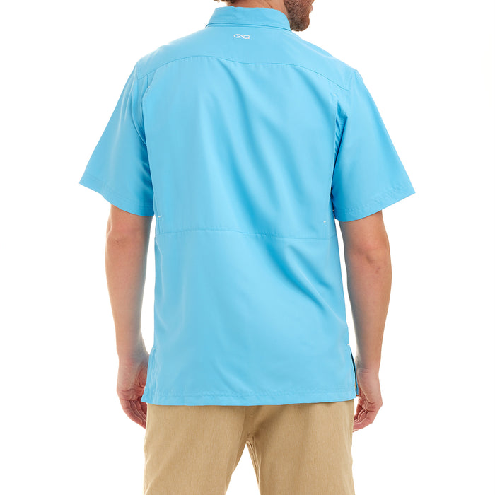 Game Guard Men's Blue Wave Microfiber Shirt