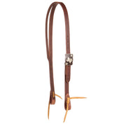 3/4in Slit Ear Headstall with Texas Concho