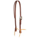 3/4in Slit Ear Headstall with Texas Concho