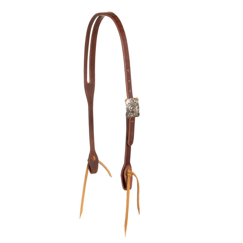 5/8" Floral Buckle Slot Ear Headstall