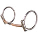 Smooth Copper Offset Dee Ring Snaffle Bit