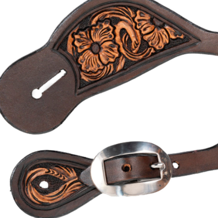 Circle Y Saddlery Men's Smooth Operator Spur Straps
