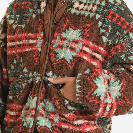Panhandle Powder River Lottie Sherpa Jacket