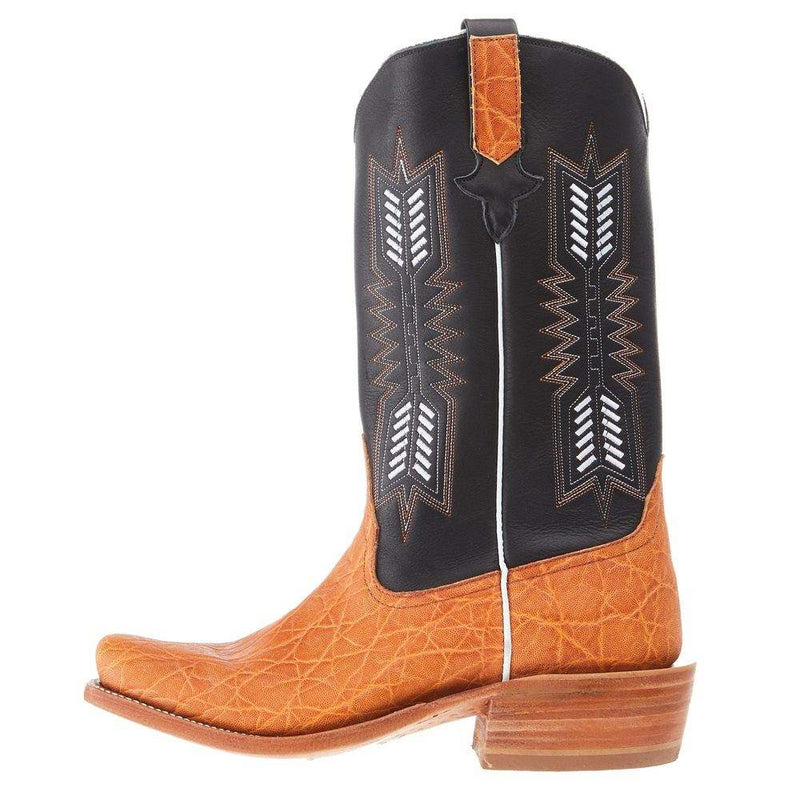 Rios Of Mercedes Men's Honey Elephant 13in Black Waxy Kansas Top TK Toe Boot