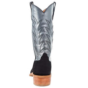 Rios Of Mercedes Men`s Black Buffed Elephant 13in. Gun Metal Kidskin Top KS Toe Boot