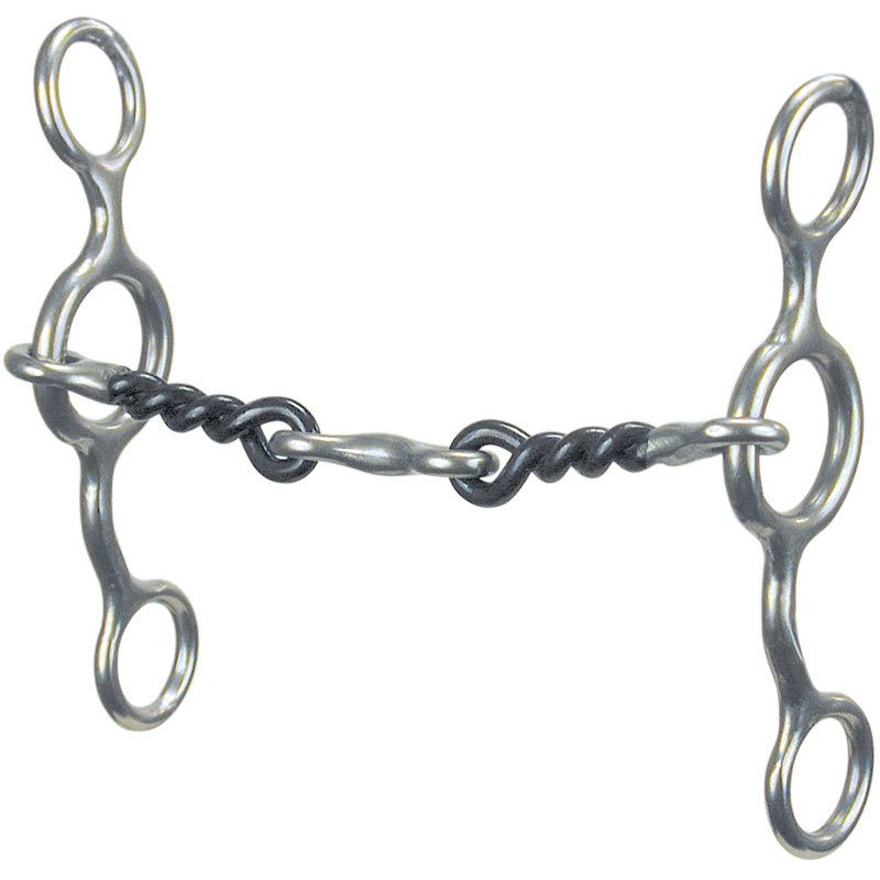 Reinsman Twisted Wire Dog Bone Junior Cowhorse Gag Bit — NRS