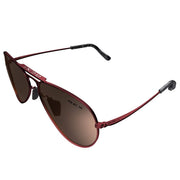 Wesley Burgundy and Gold Sunglasses