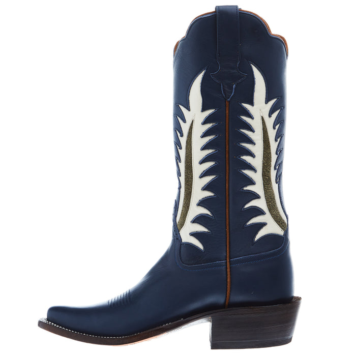 Rios Of Mercedes Men's Navy Waxy Kansas KS Toe Boot