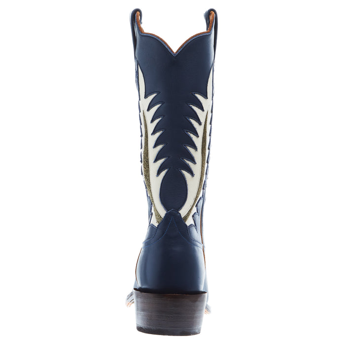 Rios Of Mercedes Men's Navy Waxy Kansas KS Toe Boot