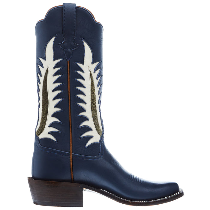 Rios Of Mercedes Men's Navy Waxy Kansas KS Toe Boot