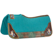 Hand Painted Steer Skull Saddle Pad