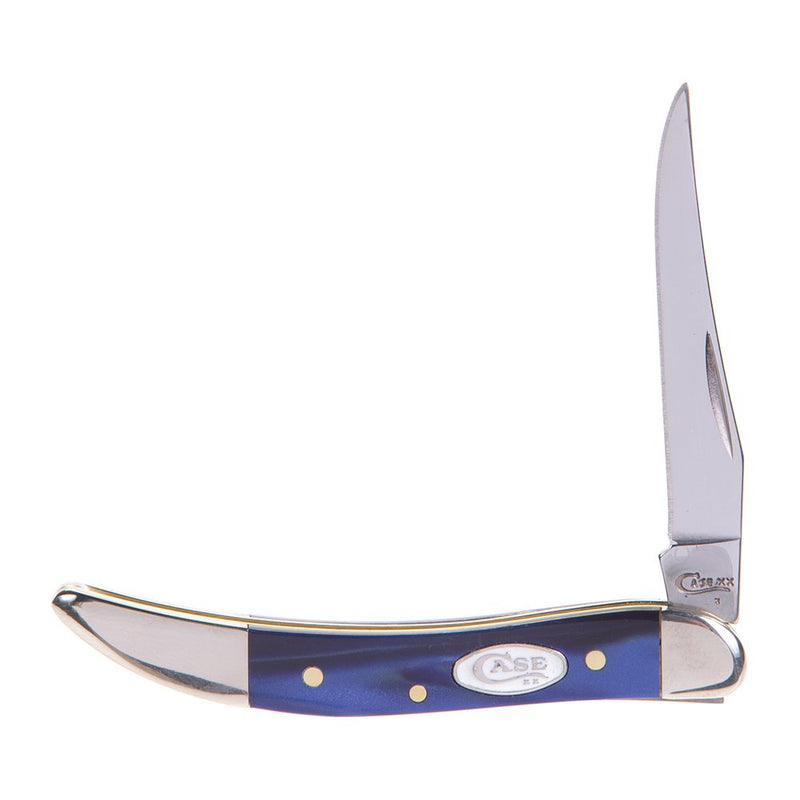 Blue Pearl Kirinite Small Texas Toothpick Knife