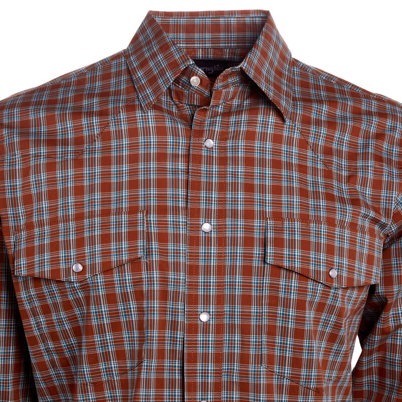 Wrangler Men's Retro Plaid 2 Pack Snap Shirt