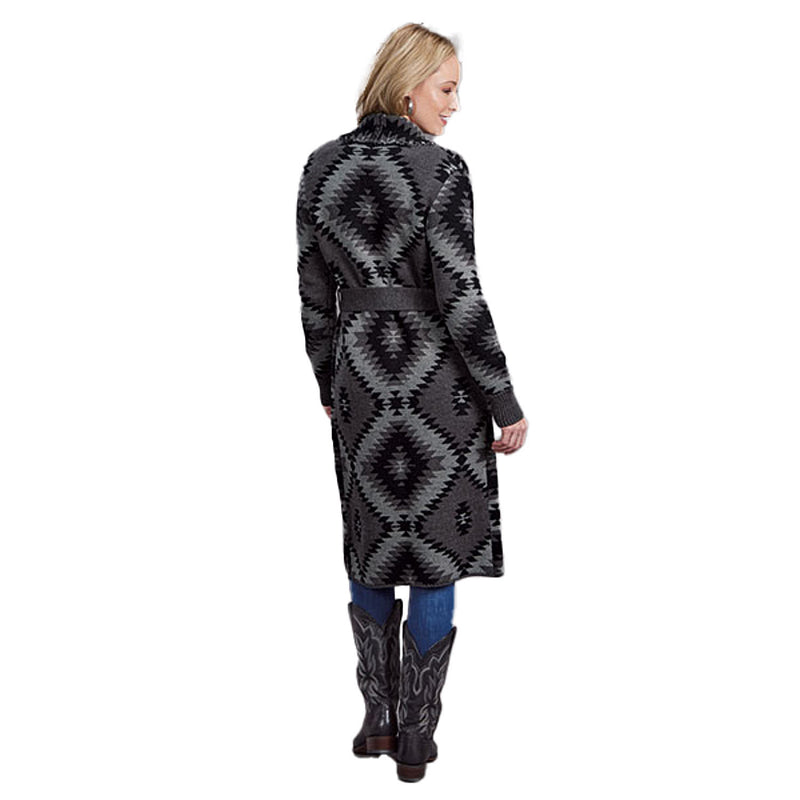 Stetson Apparel Women's Grey Aztec Duster