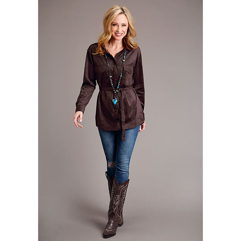 Stetson Apparel Womens Vintage Steer Head Cardigan