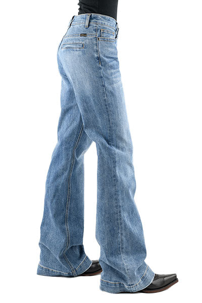 Stetson Apparel Womens Medium Wash 214 Trouser Jeans