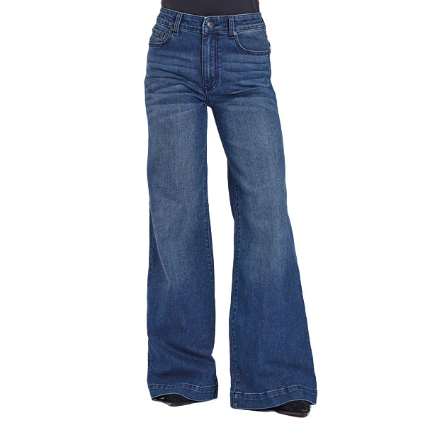 Stetson Apparel Womens 3 Pocket 751 Wide Leg Jean