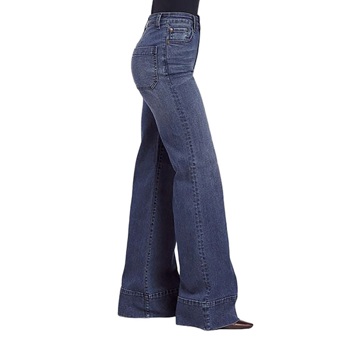 Stetson Apparel Women's High Rise Wide Leg Jeans