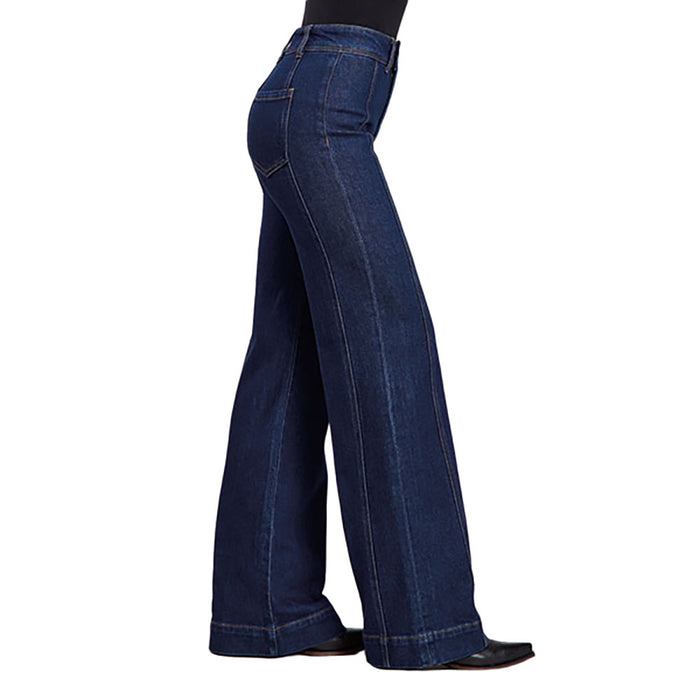 Stetson Apparel Women's Dark 751 Wide Leg Trouser