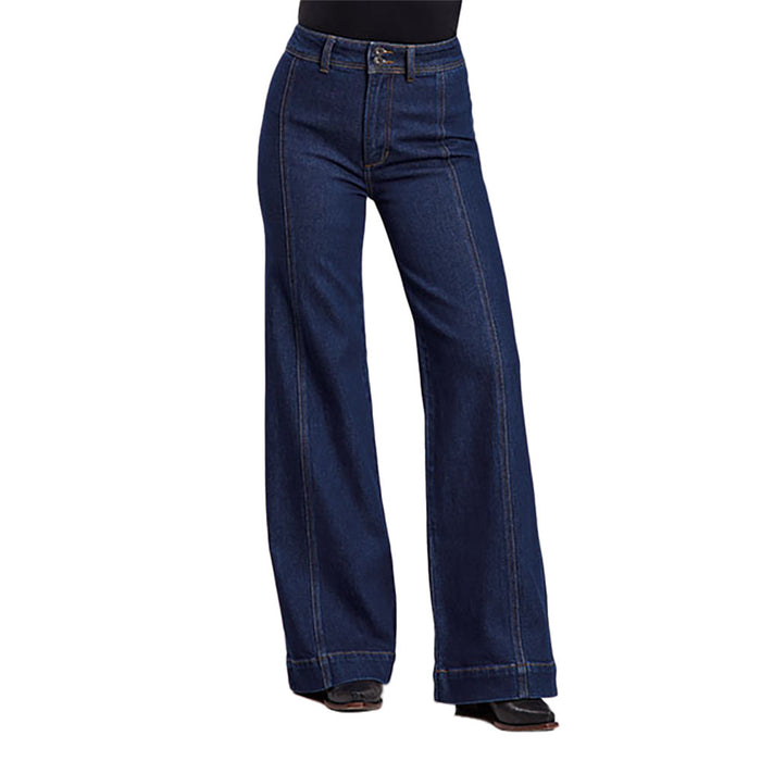 Stetson Apparel Women's Dark 751 Wide Leg Trouser