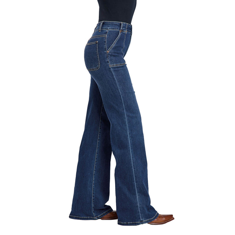 Stetson Women's High Rise Dark Wash Jean