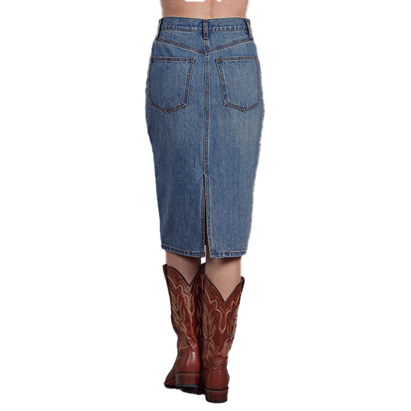 Stetson Apparel Womens Midi Denim Skirt