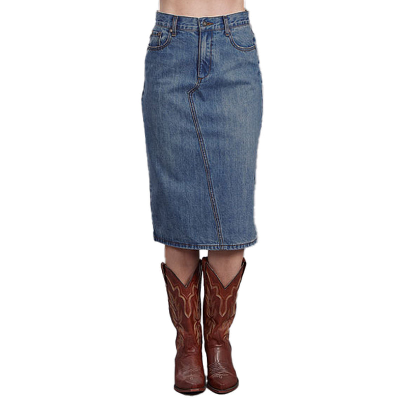 Stetson Apparel Womens Midi Denim Skirt