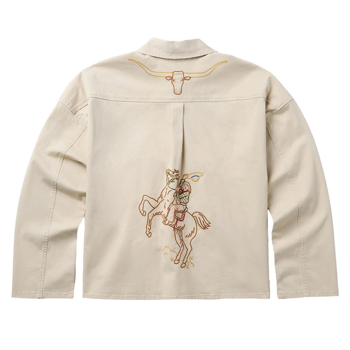 Stetson Apparel Women's Tan Embroidered Utility Jacket