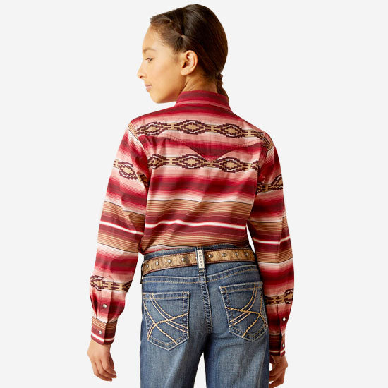Ariat Girls Blushing Serape Print