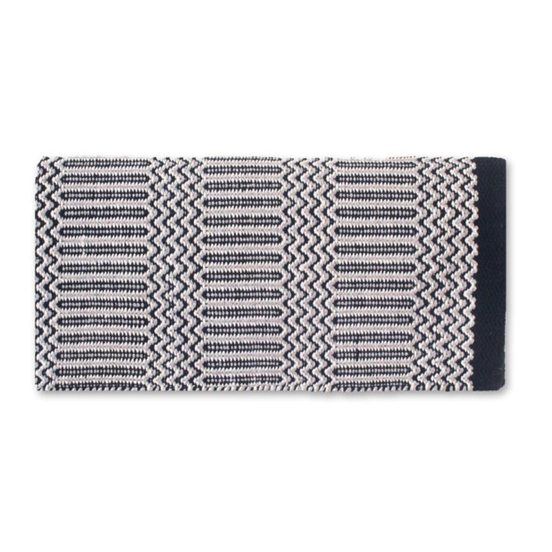 1340-2 Double Weave 32x64 Acrylic Blend Saddle Blanket Grey