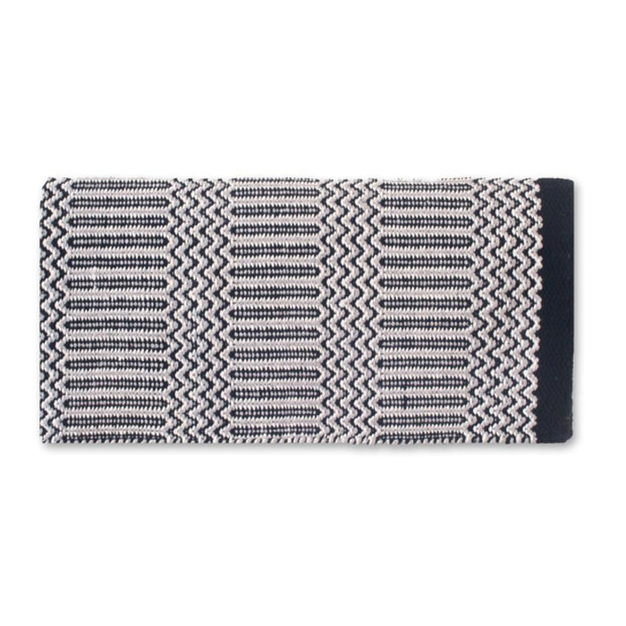 Grey Double Weave 32x64 Acrylic Blend Saddle Blanket