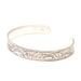 Engraved Rope Edge Bracelet