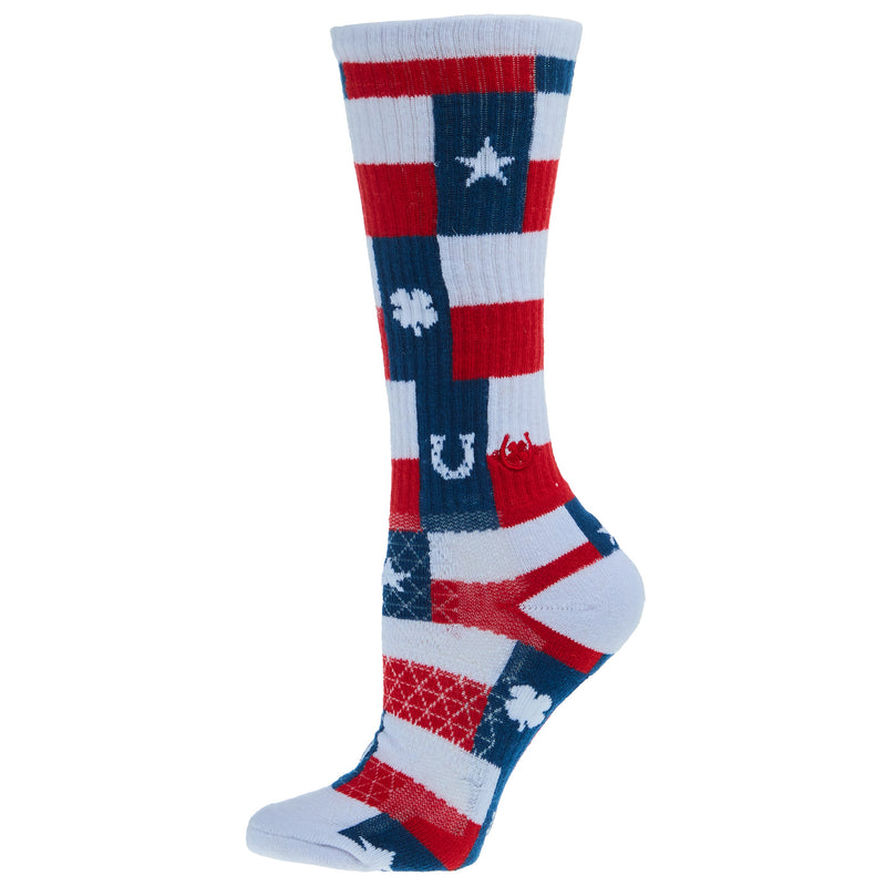 Lucky Chuck American Performance Crew Socks OSFM