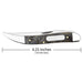 Case Gray Birdseye Maple - Smooth Fishing Knife