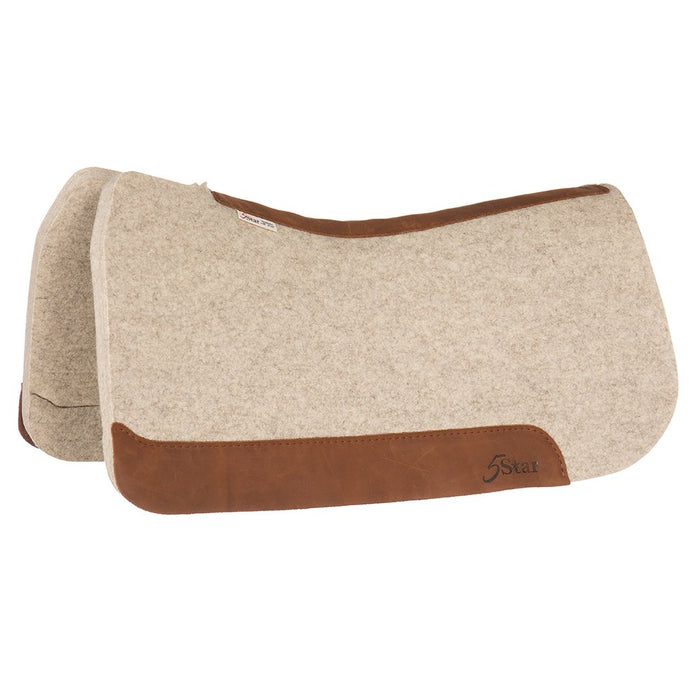 5 The Rancher 1 1/8 Inch Flex Fit Natural Saddle Pad
