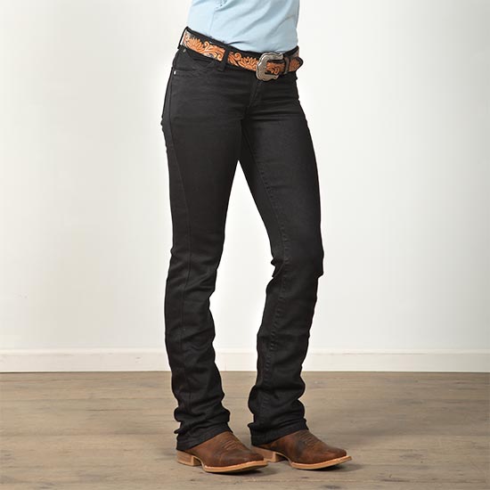 Wrangler Women's Mid Rise Ultimate Riding Willow Molly Wash Jean