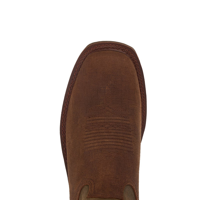 Tecovas Men's Long Haul 11in Rust Waterproof Square Soft Toe Work Boot