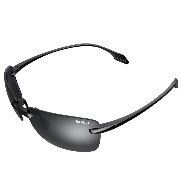 Jaxyn XL Black and Grey Sunglasses