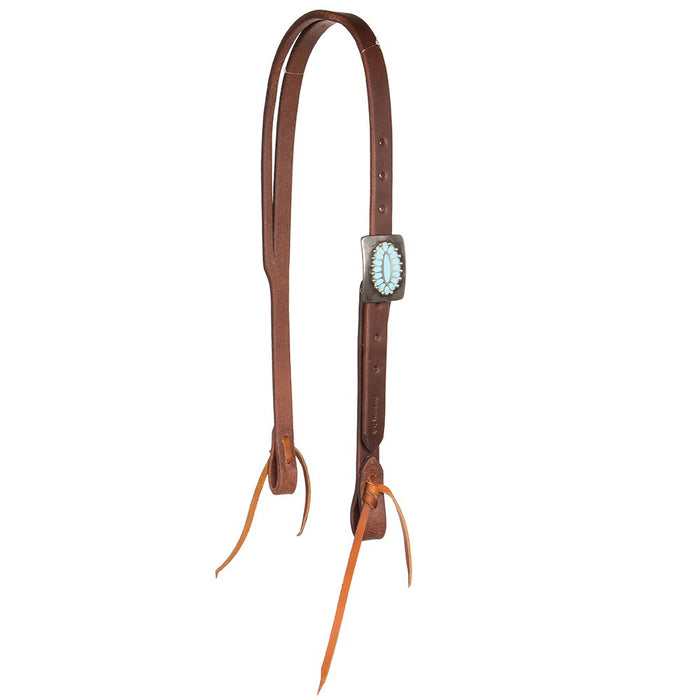 NRS Exclusive Navajo Slit Ear Headstall by Cowperson Tack