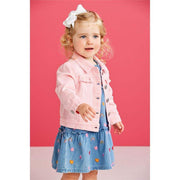 Mud Pie Pink Denim Jacket