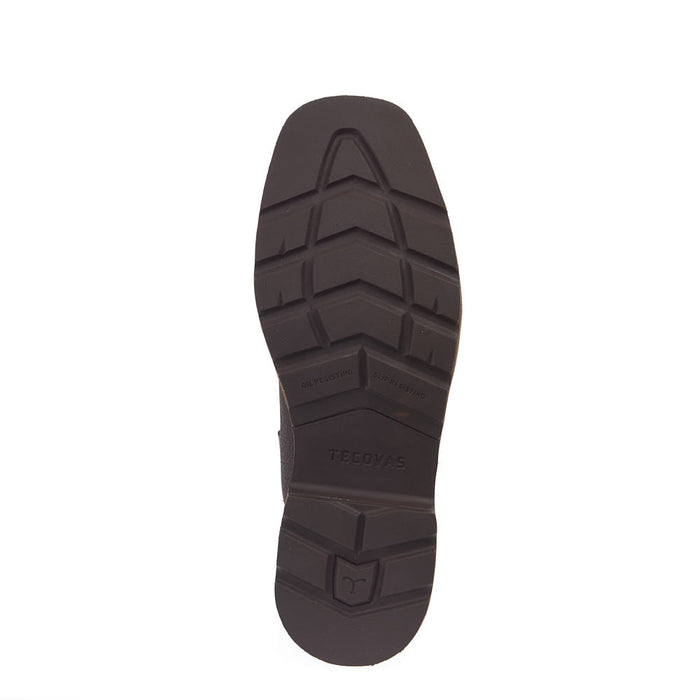 Tecovas Men's Long Haul 11inDark Chocolate Waterproof Square Soft Toe Work Boot
