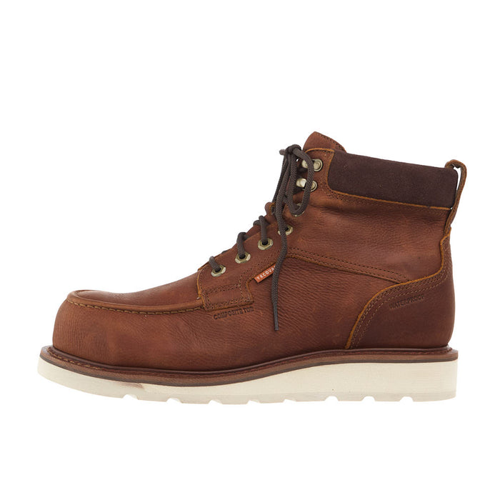 Tecovas Men's LongHaul 6In Saddle Moc Composite Toe Work Shoe