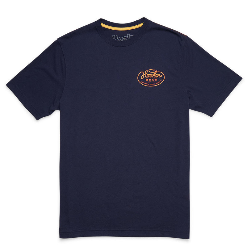 Howler Brothers Men's Lasso Navy Tee Shirt
