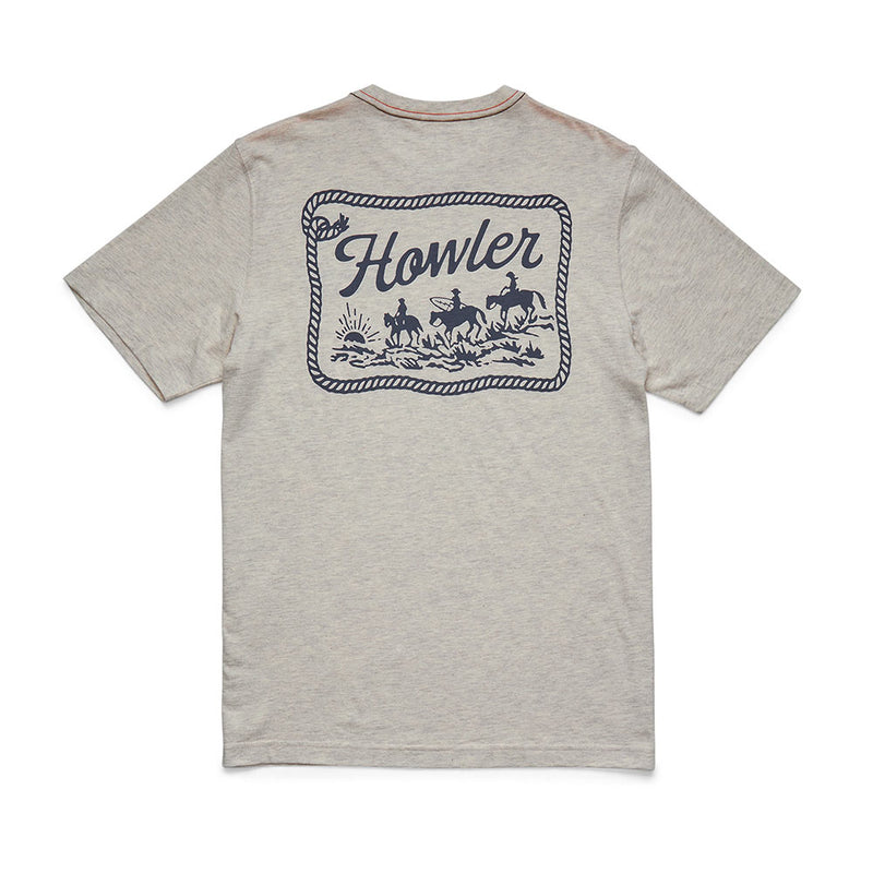 Howler Brothers Men's Posse Grey Tee Shirt