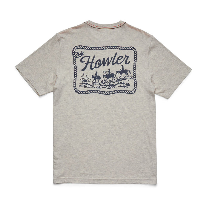 Howler Brothers Men's Posse Grey Tee Shirt