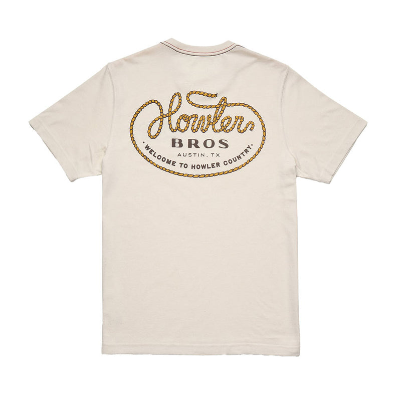 Howler Brothers Men's Lasso Natural Tee Shirt