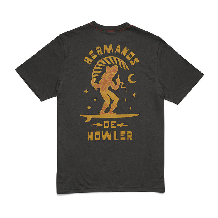 Howler Brothers Men's Serpiente Offerings Black Tee Shirt
