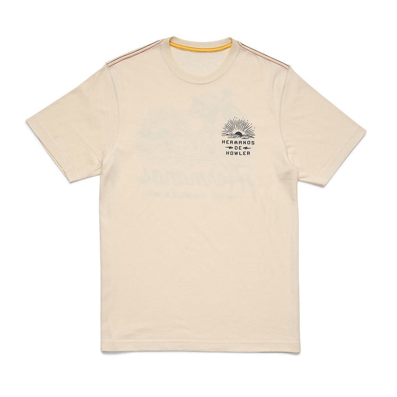 Howler Brothers Men's Sunset Rider Natural Tee Shirt