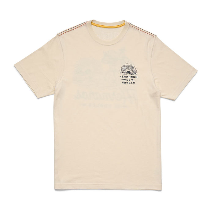 Howler Brothers Men's Sunset Rider Natural Tee Shirt